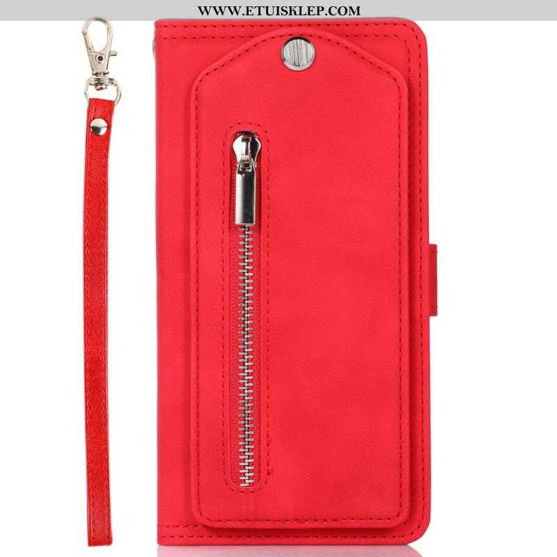 Etui Na Telefon do iPhone 14 Pro Max Etui Folio Lustrzana Kieszonka Z Przodu